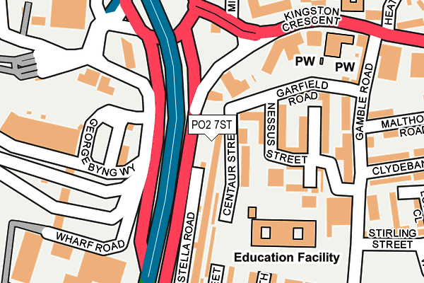 PO2 7ST map - OS OpenMap – Local (Ordnance Survey) PO2 7ST map - OS OpenMap – Local (Ordnance Survey)