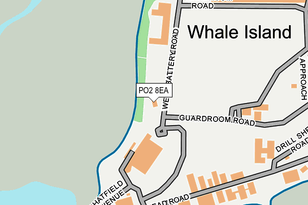 PO2 8EA map - OS OpenMap – Local (Ordnance Survey) PO2 8EA map - OS OpenMap – Local (Ordnance Survey)