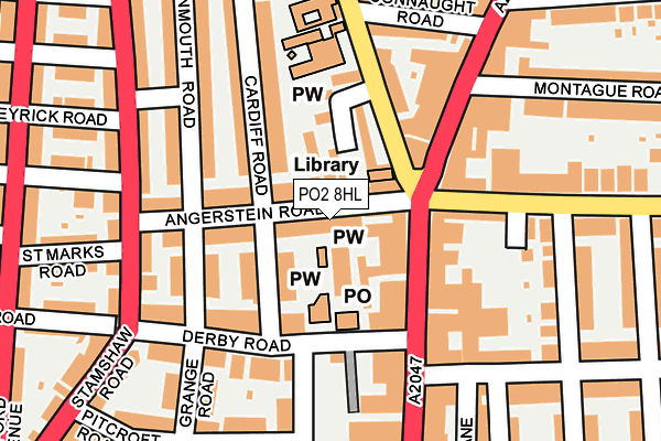 PO2 8HL map - OS OpenMap – Local (Ordnance Survey) PO2 8HL map - OS OpenMap – Local (Ordnance Survey)