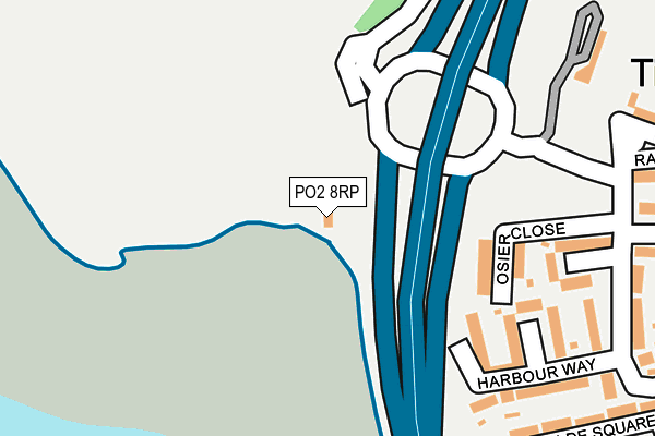 PO2 8RP map - OS OpenMap – Local (Ordnance Survey) PO2 8RP map - OS OpenMap – Local (Ordnance Survey)