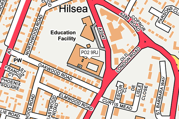 PO2 9RJ map - OS OpenMap – Local (Ordnance Survey) PO2 9RJ map - OS OpenMap – Local (Ordnance Survey)