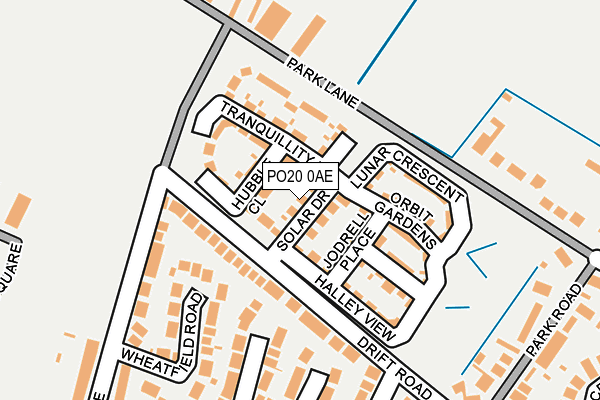 PO20 0AE map - OS OpenMap – Local (Ordnance Survey) PO20 0AE map - OS OpenMap – Local (Ordnance Survey)