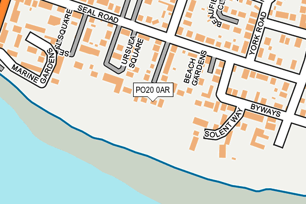 PO20 0AR map - OS OpenMap – Local (Ordnance Survey)