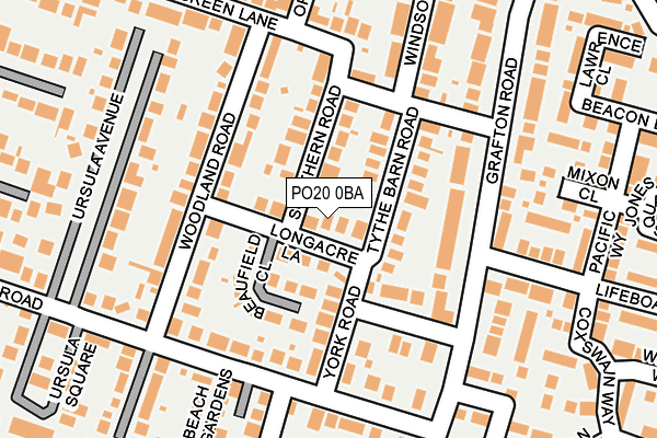 PO20 0BA map - OS OpenMap – Local (Ordnance Survey) PO20 0BA map - OS OpenMap – Local (Ordnance Survey)