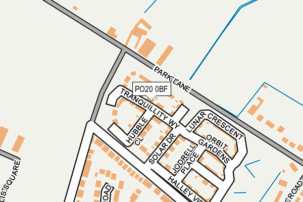 PO20 0BF map - OS OpenMap – Local (Ordnance Survey) PO20 0BF map - OS OpenMap – Local (Ordnance Survey)