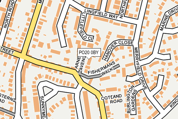 PO20 0BY map - OS OpenMap – Local (Ordnance Survey) PO20 0BY map - OS OpenMap – Local (Ordnance Survey)