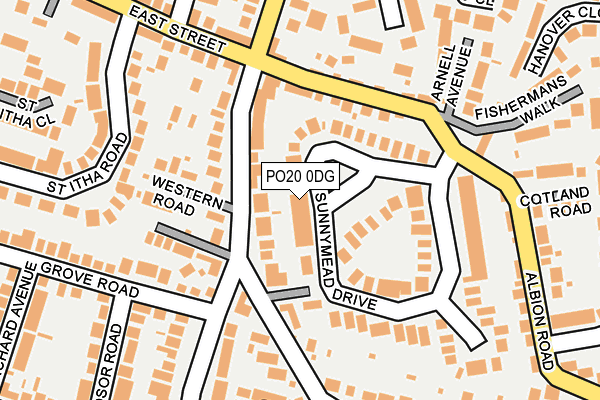 PO20 0DG map - OS OpenMap – Local (Ordnance Survey) PO20 0DG map - OS OpenMap – Local (Ordnance Survey)