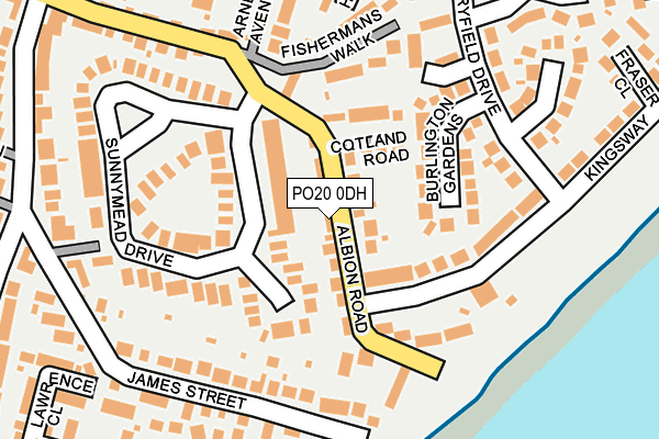 PO20 0DH map - OS OpenMap – Local (Ordnance Survey) PO20 0DH map - OS OpenMap – Local (Ordnance Survey)