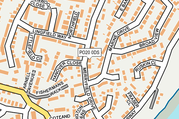 PO20 0DS map - OS OpenMap – Local (Ordnance Survey) PO20 0DS map - OS OpenMap – Local (Ordnance Survey)