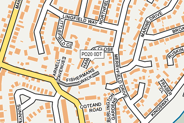PO20 0DT map - OS OpenMap – Local (Ordnance Survey) PO20 0DT map - OS OpenMap – Local (Ordnance Survey)