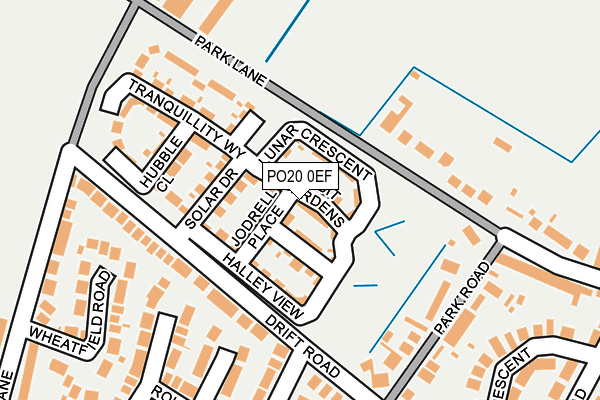 PO20 0EF map - OS OpenMap – Local (Ordnance Survey) PO20 0EF map - OS OpenMap – Local (Ordnance Survey)