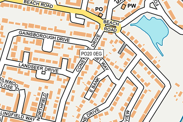 PO20 0EG map - OS OpenMap – Local (Ordnance Survey) PO20 0EG map - OS OpenMap – Local (Ordnance Survey)