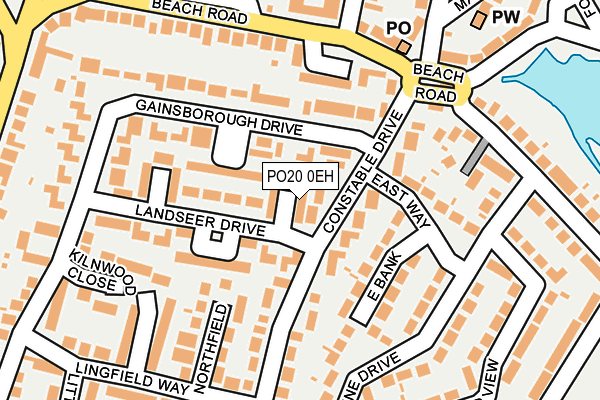 PO20 0EH map - OS OpenMap – Local (Ordnance Survey) PO20 0EH map - OS OpenMap – Local (Ordnance Survey)