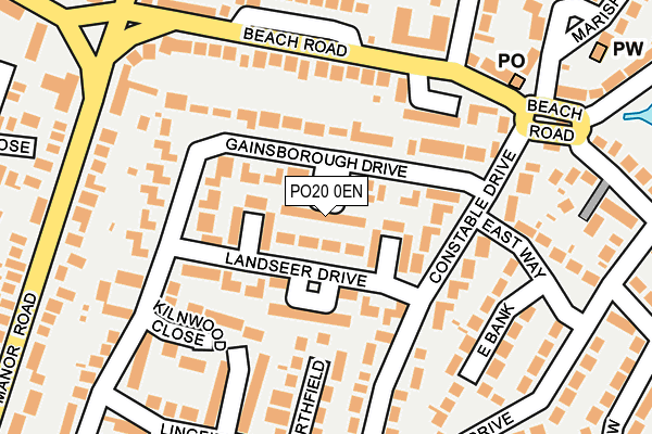 PO20 0EN map - OS OpenMap – Local (Ordnance Survey) PO20 0EN map - OS OpenMap – Local (Ordnance Survey)