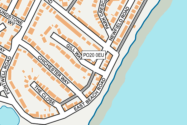 PO20 0EU map - OS OpenMap – Local (Ordnance Survey) PO20 0EU map - OS OpenMap – Local (Ordnance Survey)