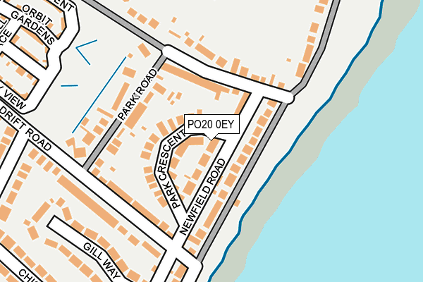 PO20 0EY map - OS OpenMap – Local (Ordnance Survey) PO20 0EY map - OS OpenMap – Local (Ordnance Survey)