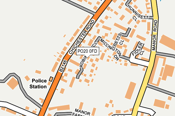 PO20 0FD map - OS OpenMap – Local (Ordnance Survey) PO20 0FD map - OS OpenMap – Local (Ordnance Survey)