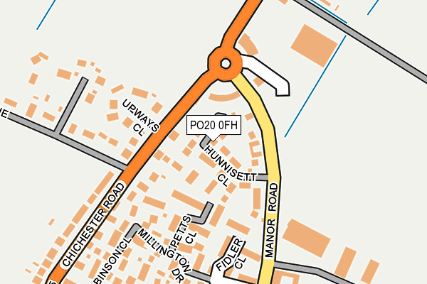 PO20 0FH map - OS OpenMap – Local (Ordnance Survey) PO20 0FH map - OS OpenMap – Local (Ordnance Survey)