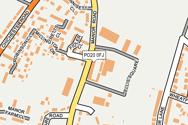PO20 0FJ map - OS OpenMap – Local (Ordnance Survey) PO20 0FJ map - OS OpenMap – Local (Ordnance Survey)
