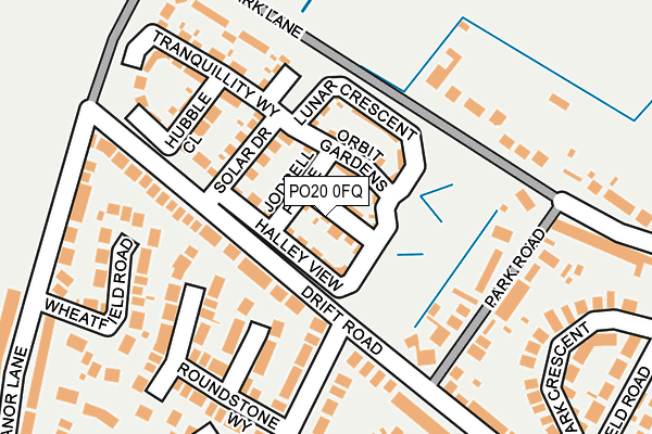 PO20 0FQ map - OS OpenMap – Local (Ordnance Survey) PO20 0FQ map - OS OpenMap – Local (Ordnance Survey)