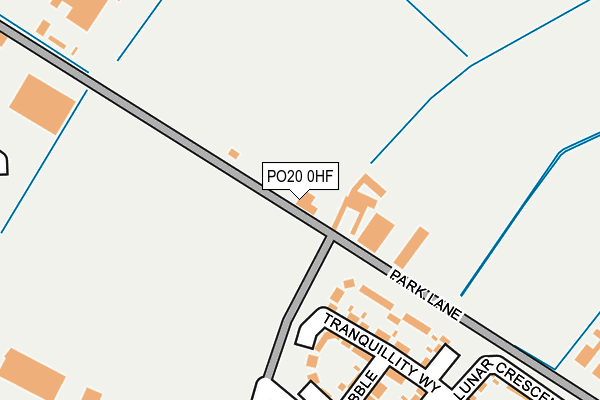 PO20 0HF map - OS OpenMap – Local (Ordnance Survey) PO20 0HF map - OS OpenMap – Local (Ordnance Survey)