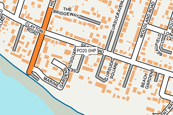 PO20 0HP map - OS OpenMap – Local (Ordnance Survey) PO20 0HP map - OS OpenMap – Local (Ordnance Survey)