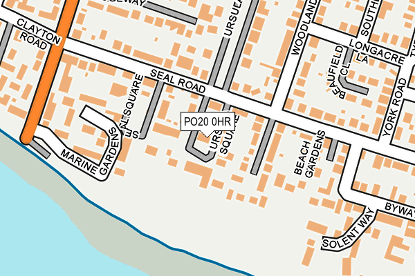 PO20 0HR map - OS OpenMap – Local (Ordnance Survey) PO20 0HR map - OS OpenMap – Local (Ordnance Survey)