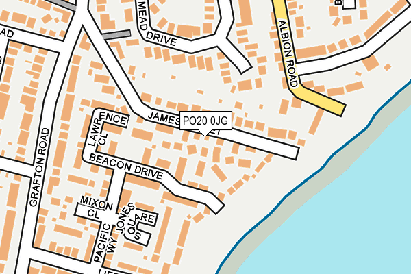 PO20 0JG map - OS OpenMap – Local (Ordnance Survey) PO20 0JG map - OS OpenMap – Local (Ordnance Survey)