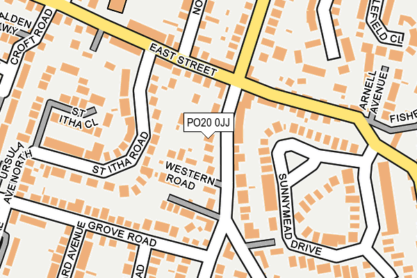 PO20 0JJ map - OS OpenMap – Local (Ordnance Survey) PO20 0JJ map - OS OpenMap – Local (Ordnance Survey)