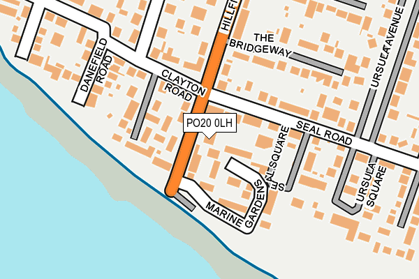 PO20 0LH map - OS OpenMap – Local (Ordnance Survey)