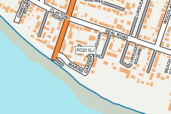 PO20 0LJ map - OS OpenMap – Local (Ordnance Survey)