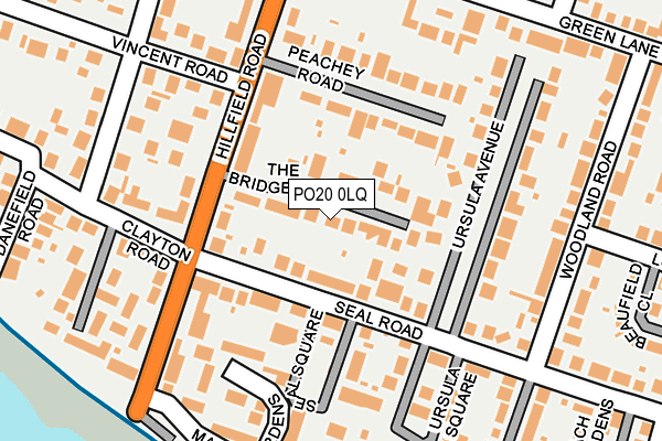 PO20 0LQ map - OS OpenMap – Local (Ordnance Survey) PO20 0LQ map - OS OpenMap – Local (Ordnance Survey)