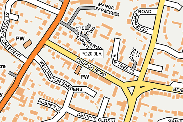 PO20 0LR map - OS OpenMap – Local (Ordnance Survey) PO20 0LR map - OS OpenMap – Local (Ordnance Survey)