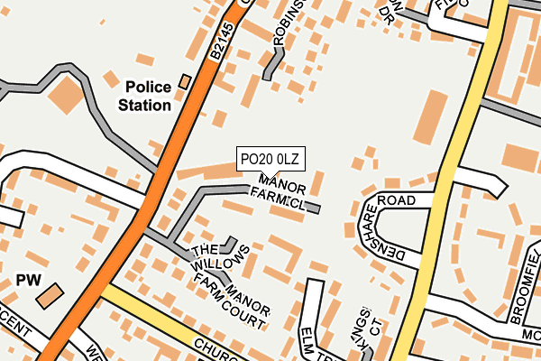 PO20 0LZ map - OS OpenMap – Local (Ordnance Survey) PO20 0LZ map - OS OpenMap – Local (Ordnance Survey)