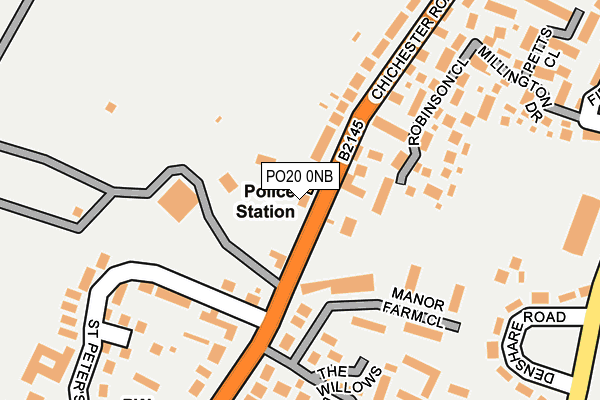 PO20 0NB map - OS OpenMap – Local (Ordnance Survey)
