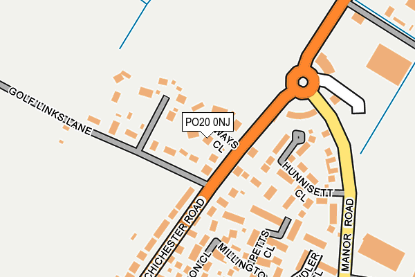 PO20 0NJ map - OS OpenMap – Local (Ordnance Survey) PO20 0NJ map - OS OpenMap – Local (Ordnance Survey)