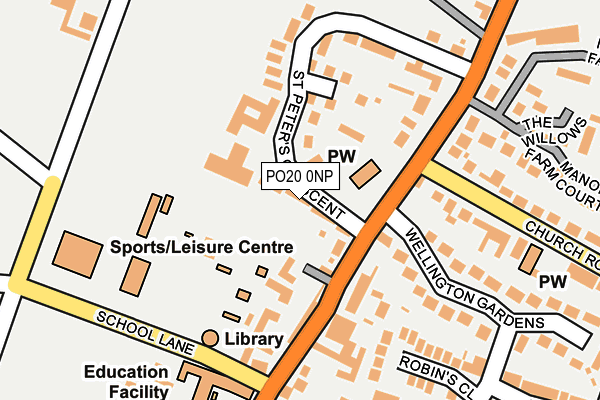 PO20 0NP map - OS OpenMap – Local (Ordnance Survey) PO20 0NP map - OS OpenMap – Local (Ordnance Survey)