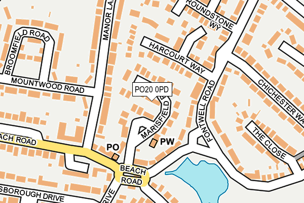 PO20 0PD map - OS OpenMap – Local (Ordnance Survey) PO20 0PD map - OS OpenMap – Local (Ordnance Survey)