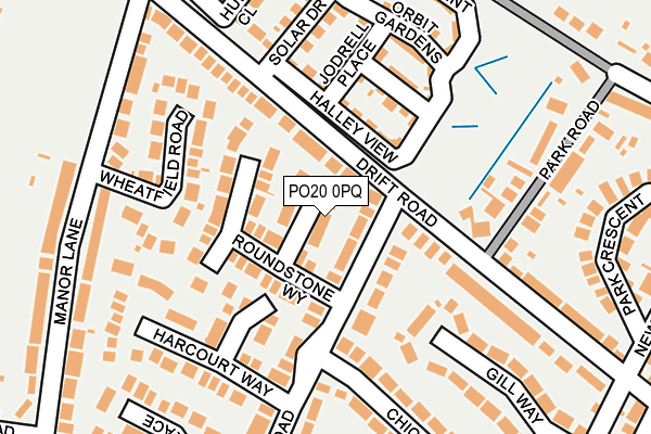 PO20 0PQ map - OS OpenMap – Local (Ordnance Survey) PO20 0PQ map - OS OpenMap – Local (Ordnance Survey)
