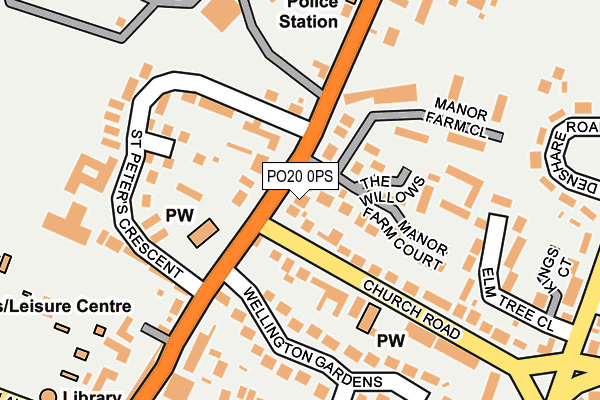 PO20 0PS map - OS OpenMap – Local (Ordnance Survey) PO20 0PS map - OS OpenMap – Local (Ordnance Survey)