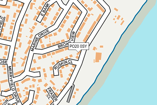 PO20 0SY map - OS OpenMap – Local (Ordnance Survey) PO20 0SY map - OS OpenMap – Local (Ordnance Survey)