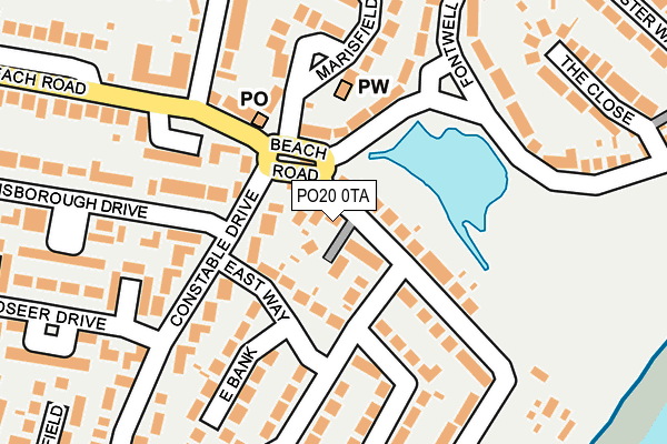 PO20 0TA map - OS OpenMap – Local (Ordnance Survey) PO20 0TA map - OS OpenMap – Local (Ordnance Survey)