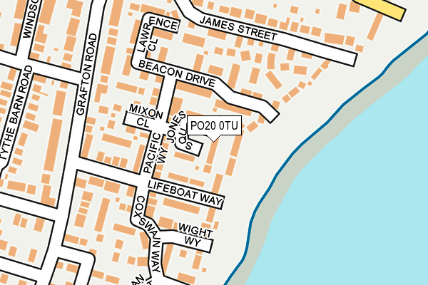 PO20 0TU map - OS OpenMap – Local (Ordnance Survey) PO20 0TU map - OS OpenMap – Local (Ordnance Survey)