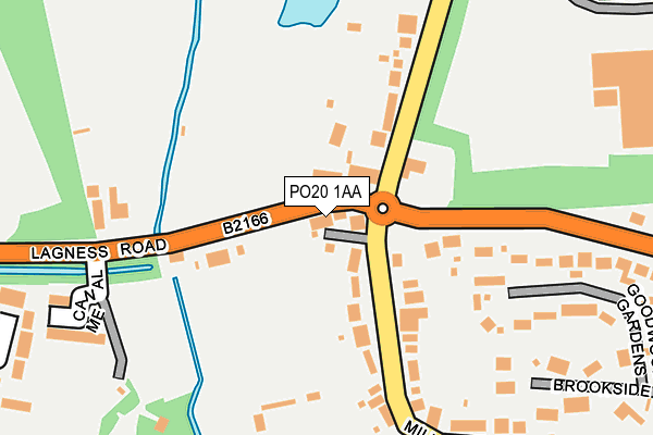 PO20 1AA map - OS OpenMap – Local (Ordnance Survey) PO20 1AA map - OS OpenMap – Local (Ordnance Survey)