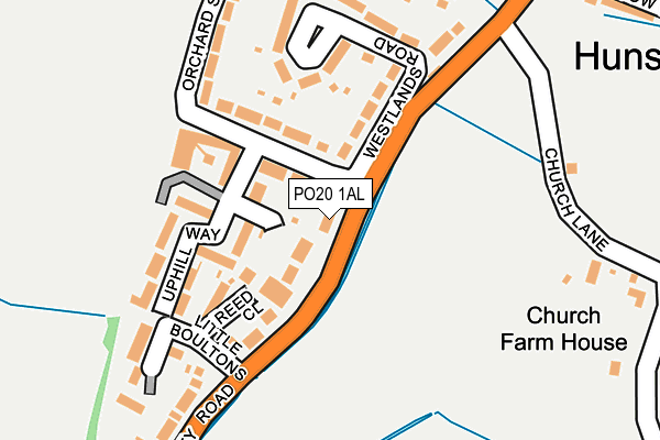 PO20 1AL map - OS OpenMap – Local (Ordnance Survey) PO20 1AL map - OS OpenMap – Local (Ordnance Survey)