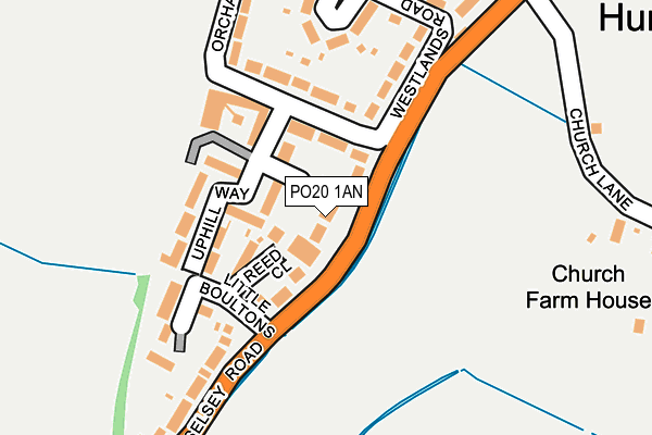 PO20 1AN map - OS OpenMap – Local (Ordnance Survey) PO20 1AN map - OS OpenMap – Local (Ordnance Survey)