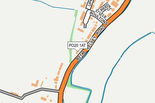 PO20 1AT map - OS OpenMap – Local (Ordnance Survey) PO20 1AT map - OS OpenMap – Local (Ordnance Survey)