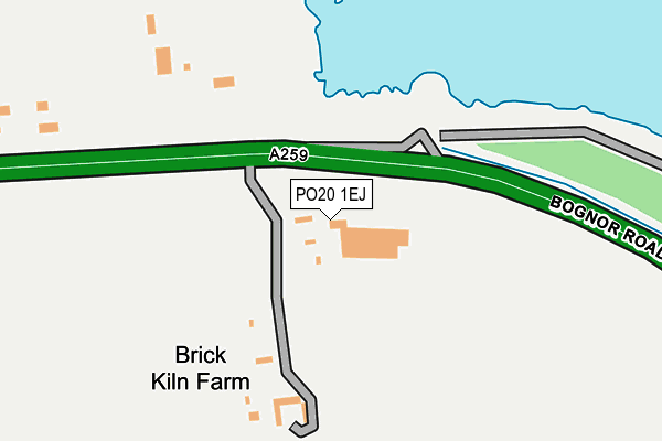 PO20 1EJ map - OS OpenMap – Local (Ordnance Survey)