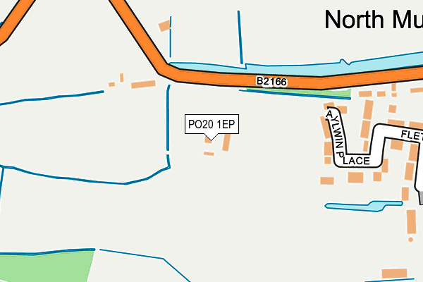 PO20 1EP map - OS OpenMap – Local (Ordnance Survey) PO20 1EP map - OS OpenMap – Local (Ordnance Survey)