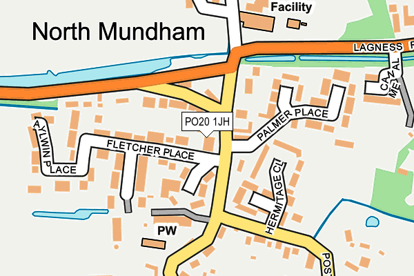 PO20 1JH map - OS OpenMap – Local (Ordnance Survey) PO20 1JH map - OS OpenMap – Local (Ordnance Survey)